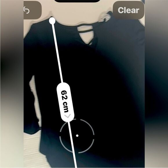 Joseph Ribkoff Belle Sleeve Tunic Style Stretchy Black top woman size 6 #182208 - Picture 6 of 8